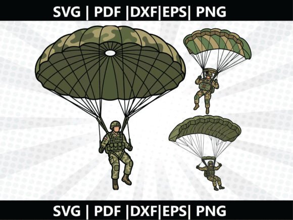 Army Solider Jump SVG Cricut Cut File