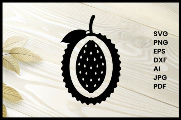 Lychee Seed Silhouette Illustration: Graphics and Crafts in One