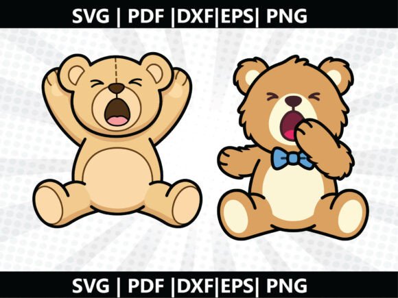 Teddy SVG Cut File Cricut Bundle